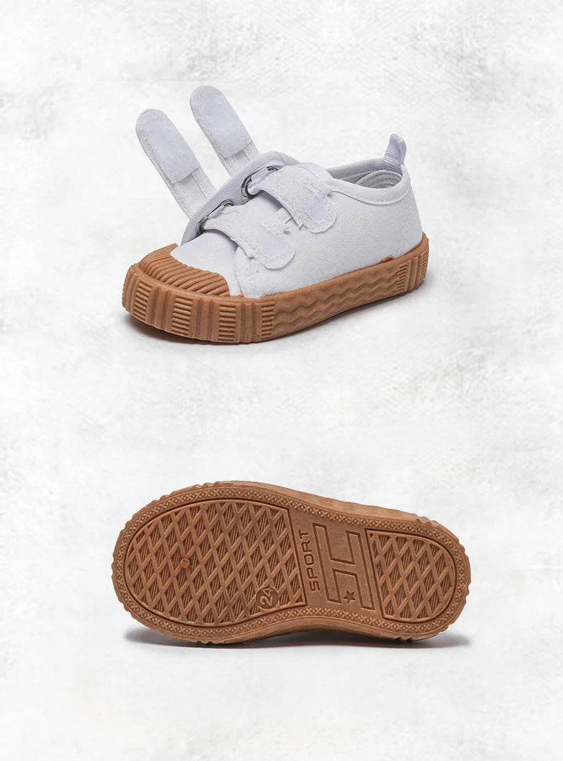 Kids Shoes for Girls Boys Non-slip Soft Sole Canvas Shoes Child Letters Toddler Casual Shoes Tenis Versatile Breathable Sneakers