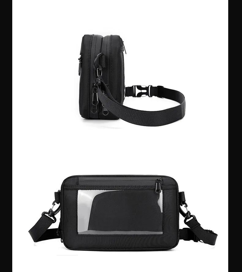 Small Crossbody Bag Men's Shoulder Bags Nylon Strap Handbag Man Waterproof Fanny Pack Handbag Luxury Designer Bags Sling