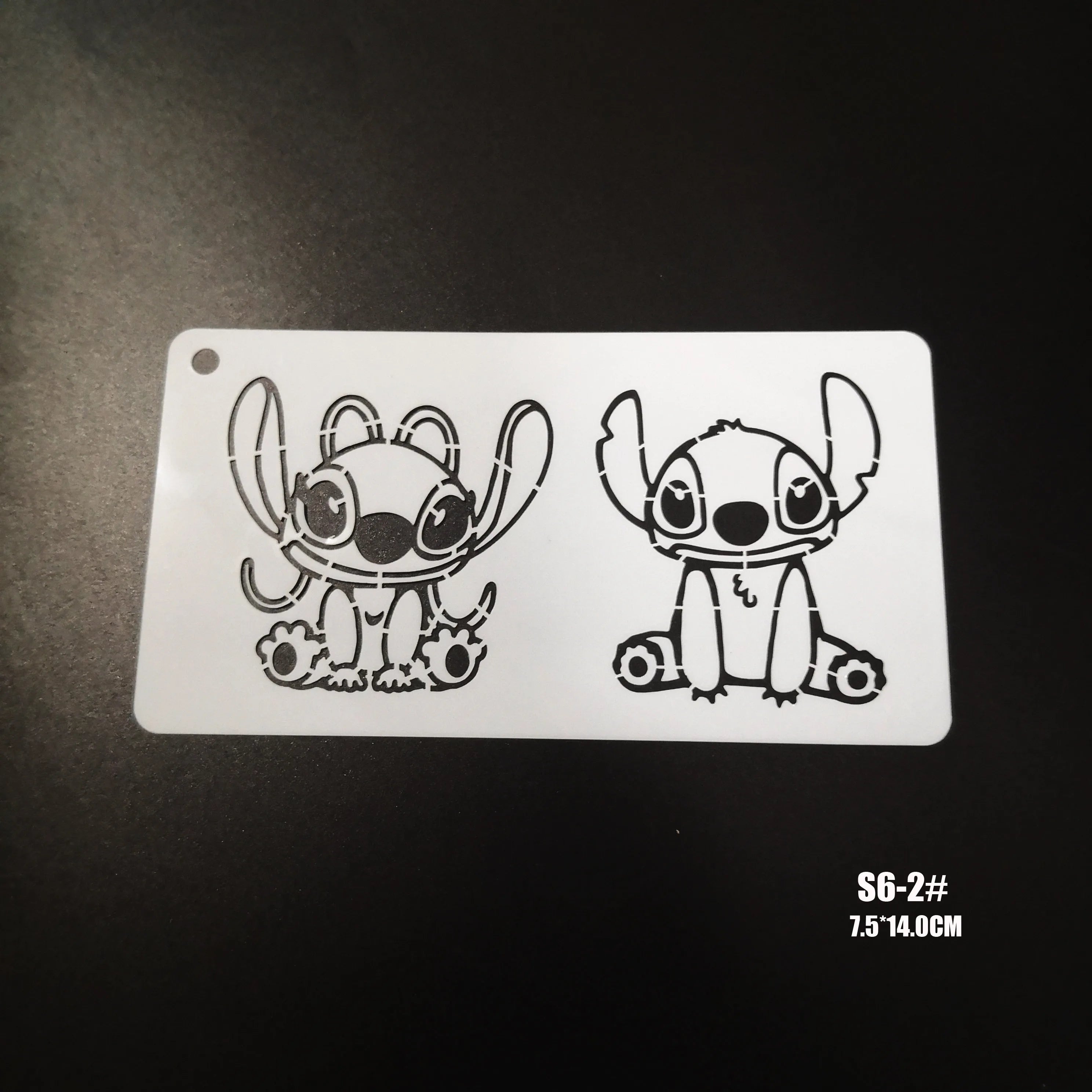 Stitch Stencils Face Painting DIY Makeup Template Cartoon Template Audlts Kids Face Body Paint Makeup Tools