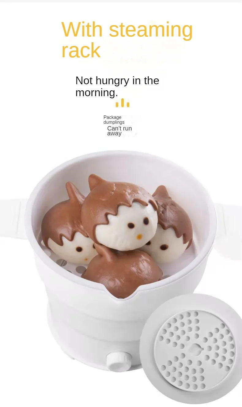 Multi Portable Foldable Pot for Travel Baby Milk Warmer Kettle Electric Cook Hot Pot Water Boiler Porridge Pot for Baby