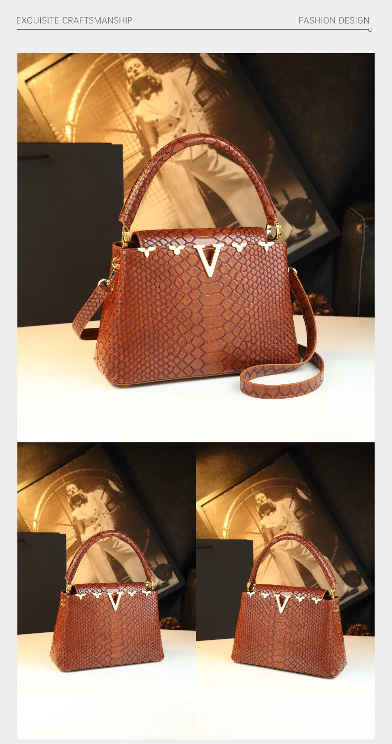 fashionable and versatile handbag with a high-end feel. It's a niche bag for middle-aged moms to carry diagonally