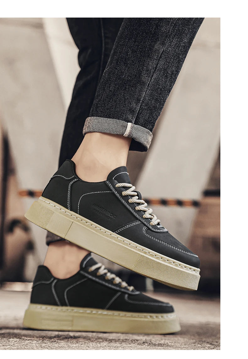 Men's Shoes - 2025 Autumn New Style - Versatile Casual Shoes for Men, Sporty, Outdoor, Anti-slip and Wear-resistant Sneakers