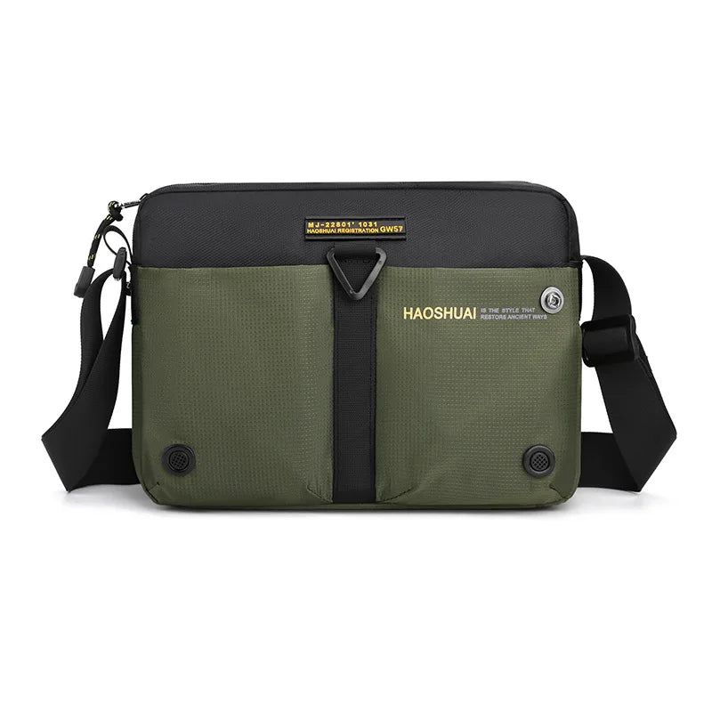 2025 New Men Messenger Bag Waterproof Nylon Small Satchel Shoulder bag Casual Travel Crossbody bags For Male Belt Handbag Man 가방