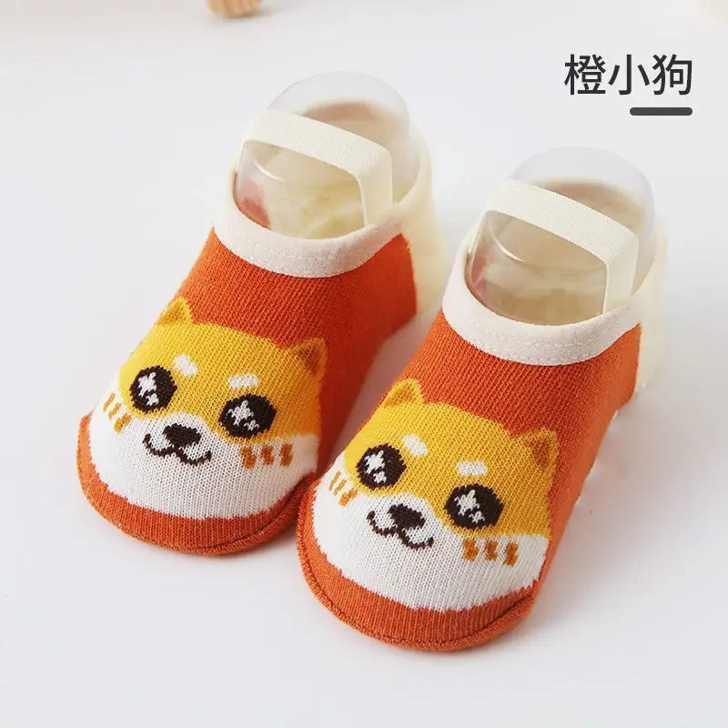 Baby Floor Socks Summer Thin Infant Toddler Socks Breathable Soft-soled Shoes Early Education Socks Indoor Anti-slip Insulation