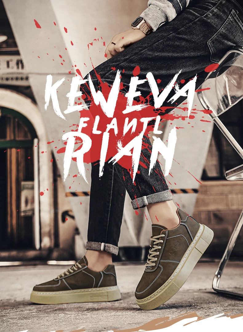 Men's Shoes - 2025 Autumn New Style - Versatile Casual Shoes for Men, Sporty, Outdoor, Anti-slip and Wear-resistant Sneakers