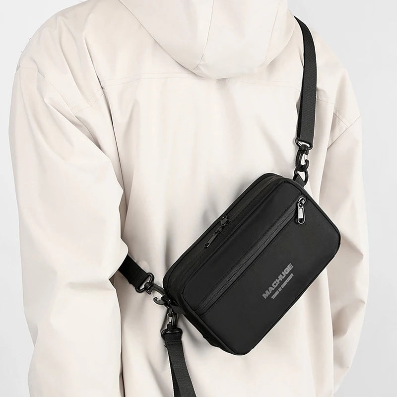 Small Crossbody Bag Men's Shoulder Bags Nylon Strap Handbag Man Waterproof Fanny Pack Handbag Luxury Designer Bags Sling