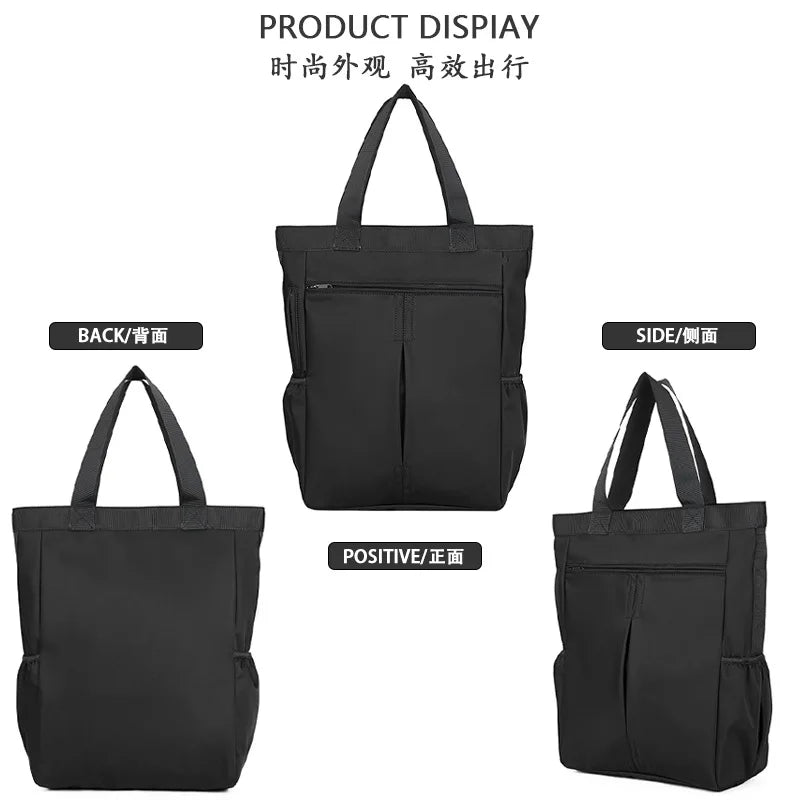 Large Tote Bag for Men 2025 Vintage Oxford Cloth Big Man Handbags Japanese Korean Luxury Brand Male Hand Bag Black Briefcase