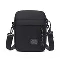 Stylish Casual Crossbody Bag for Men, Minimalist Nylon Shoulder Purse with Front Pocket, Ideal for Daily Commute