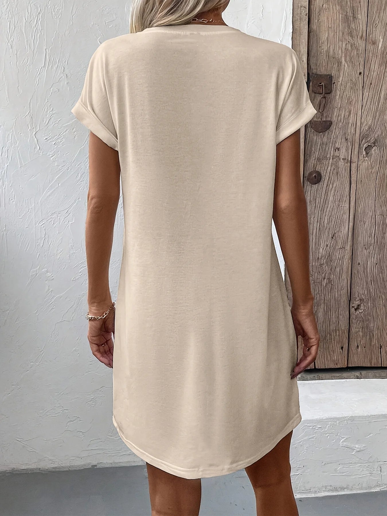 Women's Casual Faith hope love print Graphic TShirt Dress  Short Sleeve Round Neck Loose Fit SpringSummer