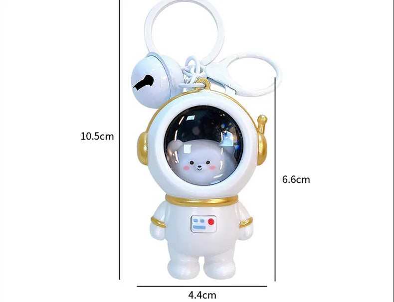 Cute Bear Bag Small Night Light Keychains Kawaii Bags Hang Web Celebrity Atmosphere Light Key Chain
