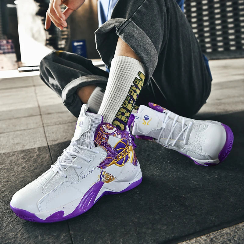 Men's Basketball Shoes Street Basketball Designer Sports Shoes High Quality Sneakers Shoes for Male Cushioning Hombre Zapatillas