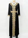 Eid Party Dress For Women Lace Dubai Arab Ramadan Abayas Caftan Kaftan Vestido Eid Muslim Woman Abaya Party Long Dresses 2026