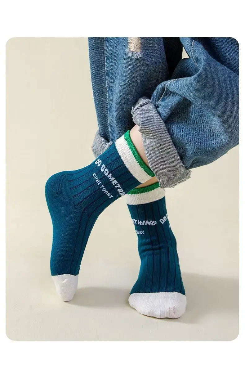 GreenC Summer Calf Socks 5 Pairs Children's Socks Boys Spring Cotton Socks Baby Child 1-14T Kids  Sport Sock