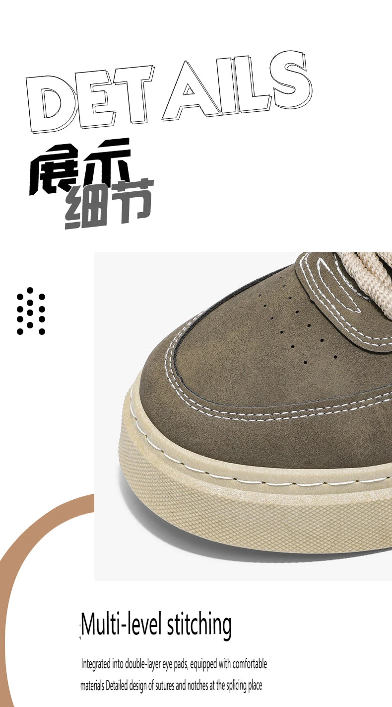 Men's Shoes - 2025 Autumn New Style - Versatile Casual Shoes for Men, Sporty, Outdoor, Anti-slip and Wear-resistant Sneakers
