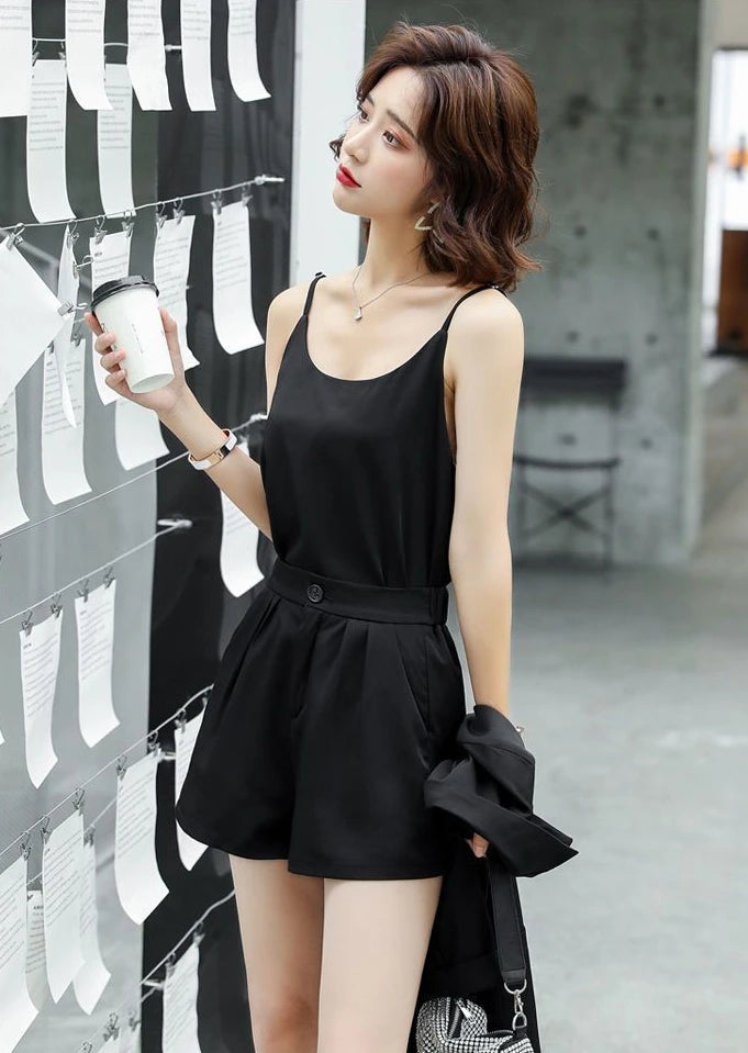 Set of Two Fashion Pieces for Women New In 2 Piece Outfits 2025 Summer Shorts Blazer Suits Elegant Cheap Women's Matching Sets