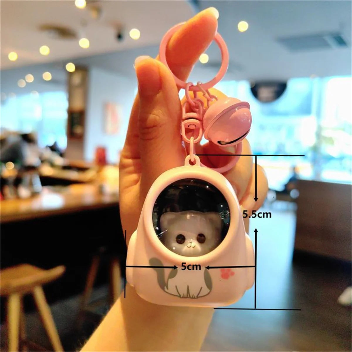Cute Bear Bag Small Night Light Keychains Kawaii Bags Hang Web Celebrity Atmosphere Light Key Chain