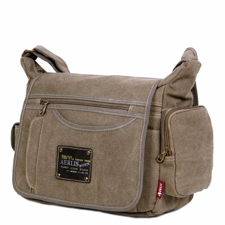 Men's Vintage Canvas Bag Men Casual Crossbody Bag For Men Messenger Bag Man Travel Shoulder Bags Bolsa Masculina High Quality