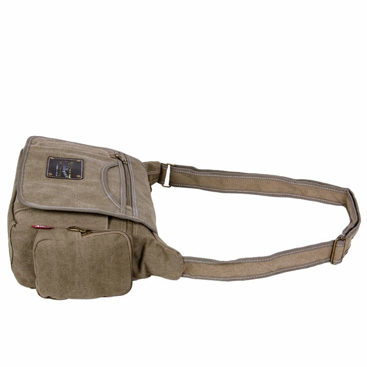 Men's Vintage Canvas Bag Men Casual Crossbody Bag For Men Messenger Bag Man Travel Shoulder Bags Bolsa Masculina High Quality