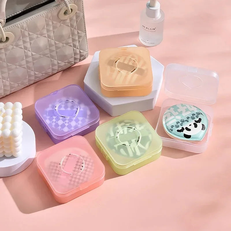 1pcs Camera Empty Air Cushion Puff Box Portable Cosmetic Makeup Case Container Without Powder Sponge For BB Cream Foundation
