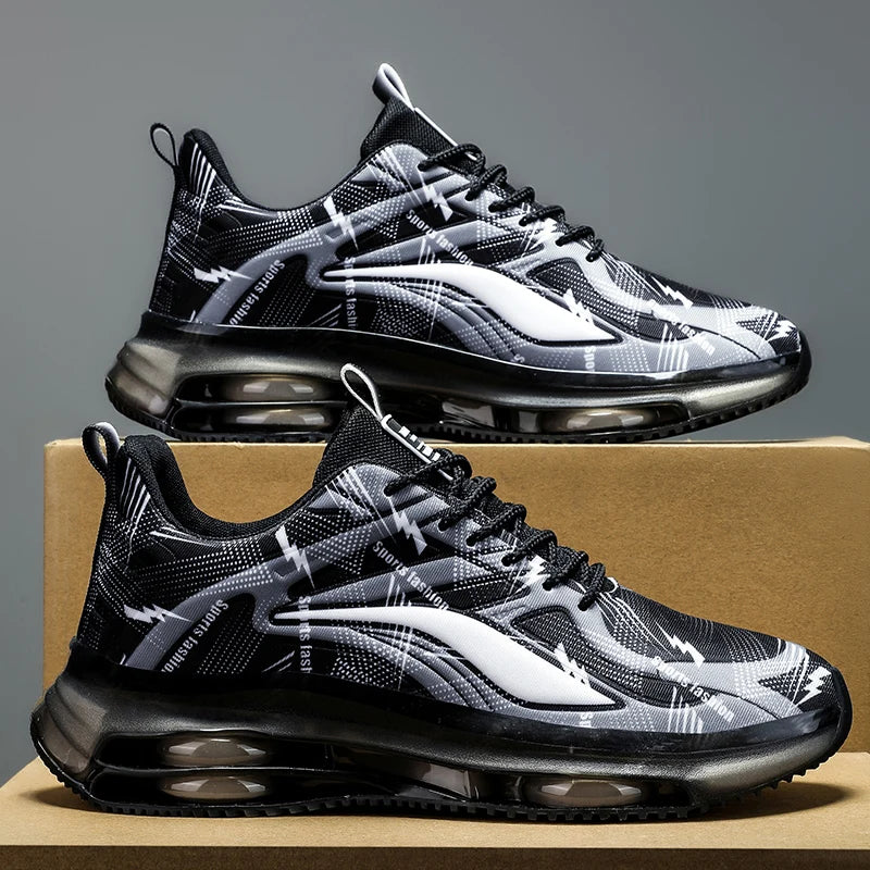 Men's Fashionable Basketball Shoes, with Air Cushioning, Comfortable and Non-Slip, Breathable and Shock-Absorbing,