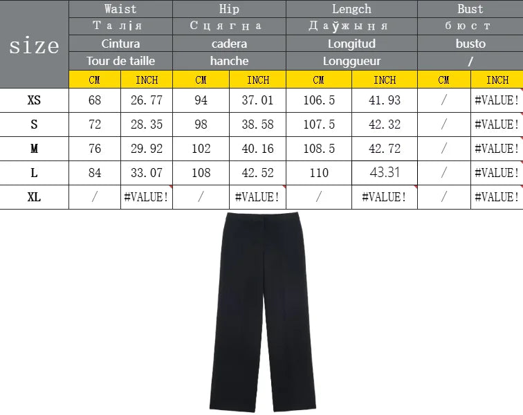 Women Suit Pants Two-Piece Set Buckle Decoration Long Sleeve Blazer Coat + Straight-Leg Pants 2 Pieces Sets Chic Woman Outfits