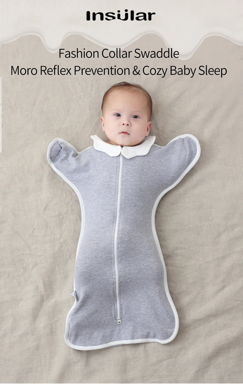 Newborn Baby Sleeping Bags Raised Hand Anti-shock Cotton Sleepsacks Baby Swaddling Blanket New Born Baby Items Saco De Dormir