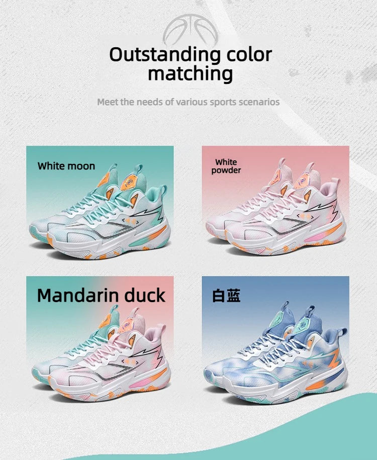 New Men Basketball Shoes Original Breathable Comfortable Non-Slip Training Sports Basketball Sneakers Shoes zapatillas hombre