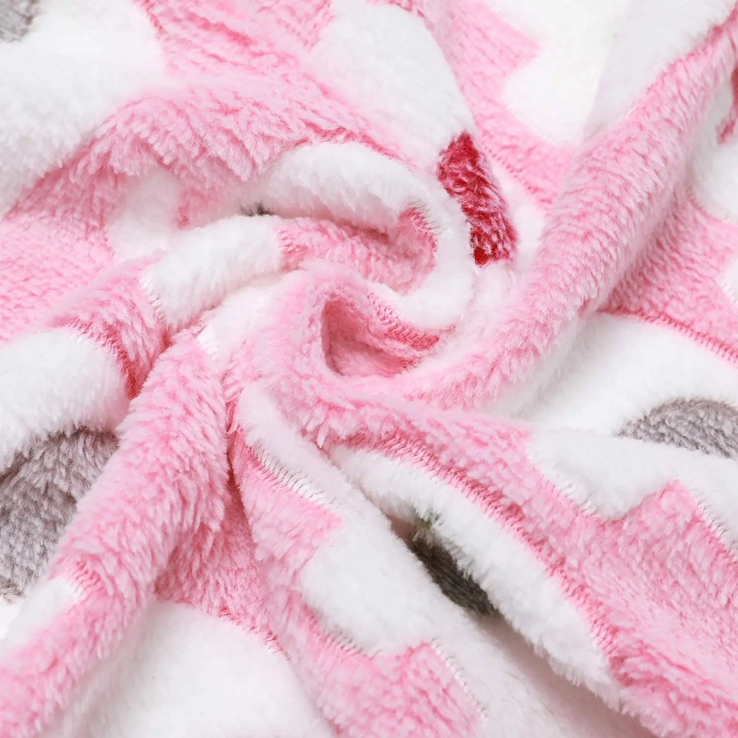 ✅ Cute Elephant Baby Blanket – Soft Coral Fleece Swaddle & Stroller Blanket