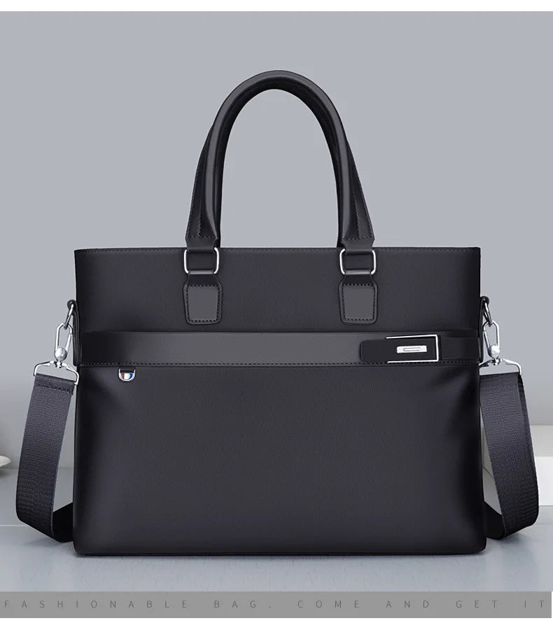 Men's Handbag Business Travel Crossbody Laptop Bag Large Capacity Commuting Office Shoulder Bag