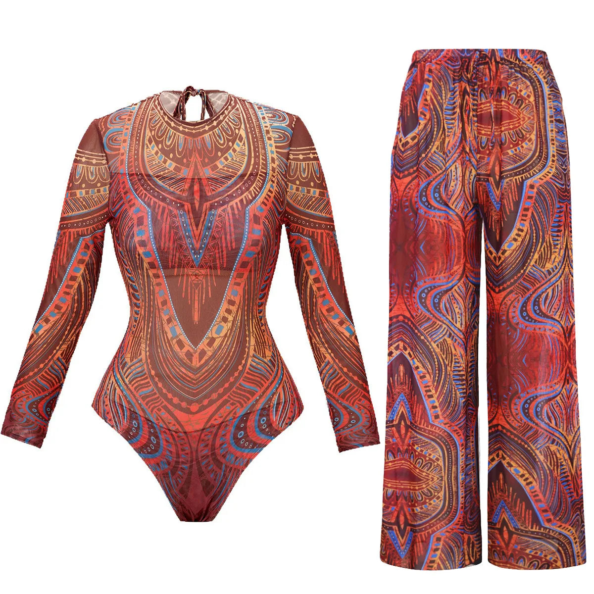 2 Piece Sets Swimwear And Panst Sexy Swimsuit Women Summer Bathing Suit Bikini Set Beach Cover Up Swimming Suit Купальник
