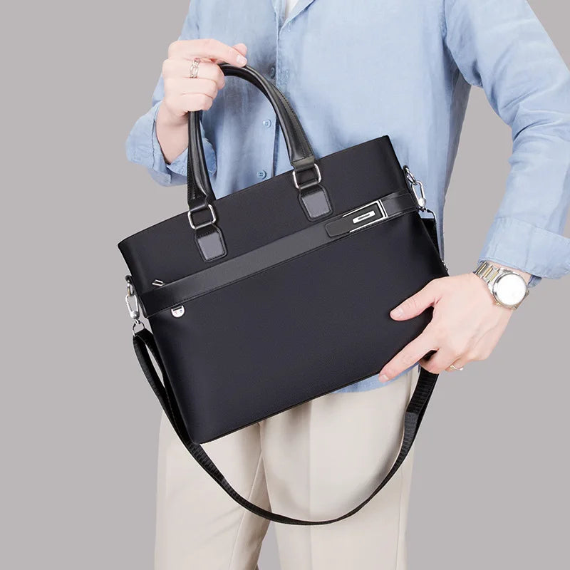Men's Handbag Business Travel Crossbody Laptop Bag Large Capacity Commuting Office Shoulder Bag