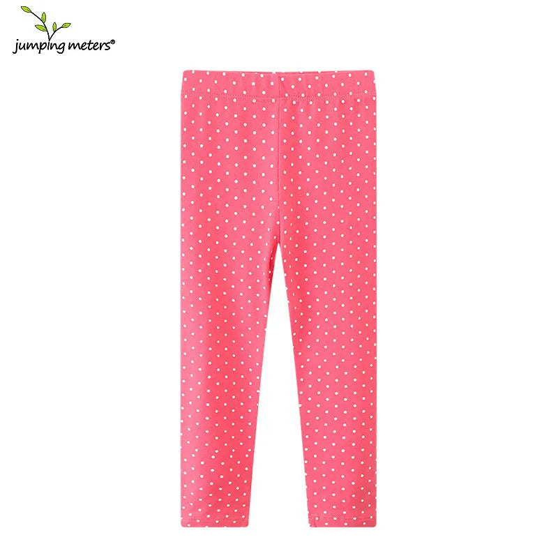 Jumping Meters 2-7T Hot Selling Striped Baby Girls Leggings Pants Kids Skinny Trousers Full Length Pants