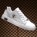 Men Sports Shoes Non Slip Breathable Comfortable Walking Shoes for Men Outdoor Casual Sneakers White Durable Skateboard Shoes