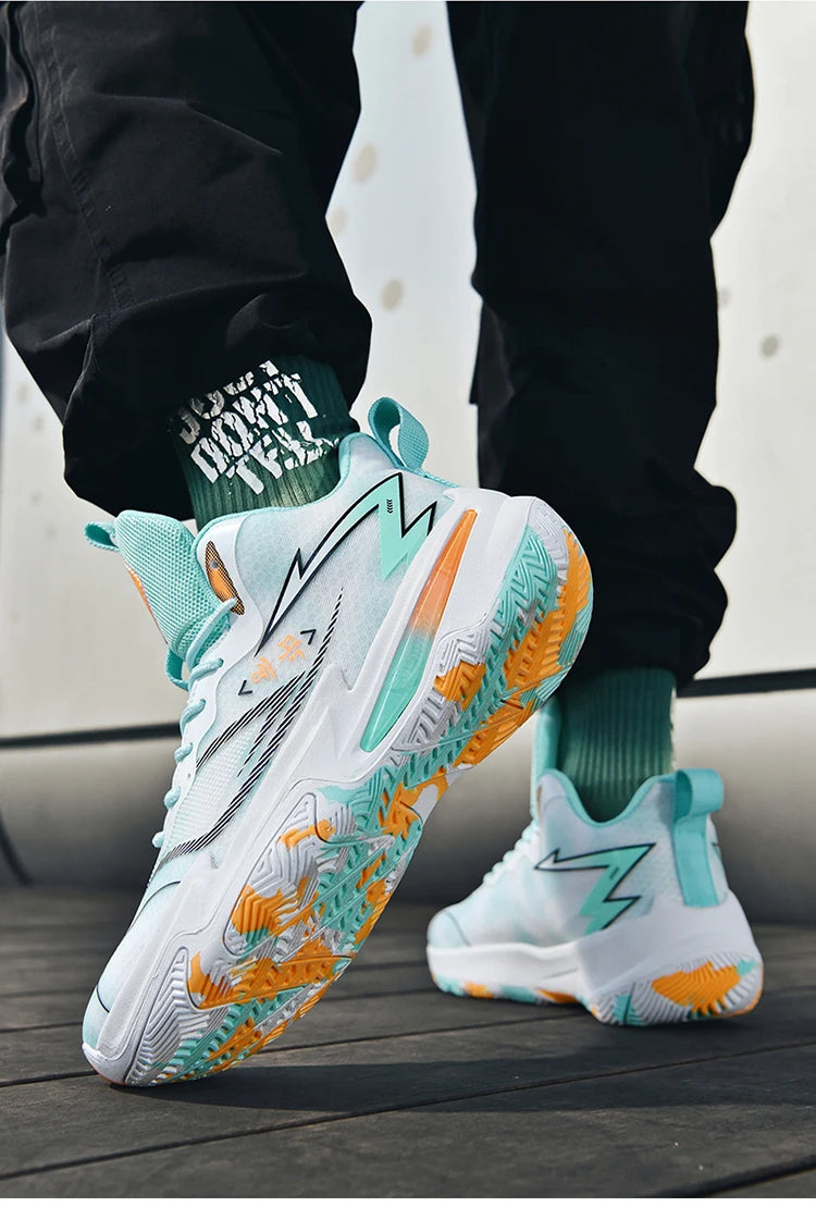 New Men Basketball Shoes Original Breathable Comfortable Non-Slip Training Sports Basketball Sneakers Shoes zapatillas hombre