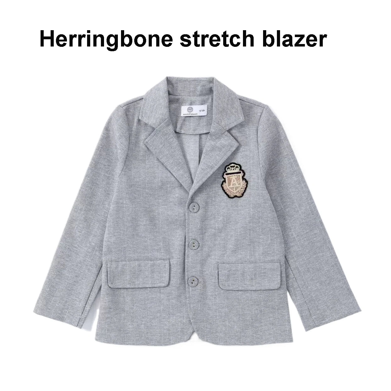 AP Herringbone Collection 2025 Autumn Stretched Girls and Boys Clothes Baby Floral Set Kids Cardigan Cableknit Polo,  #6006