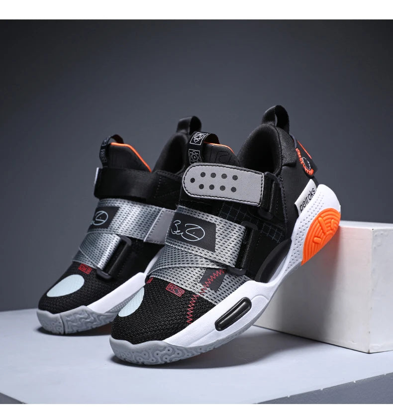 Children's Basketball Shoes For Boys Girls Non-slip Kids Sport Shoes Lightweight Outdoor Sneakers Trainers Footwear Comfortable