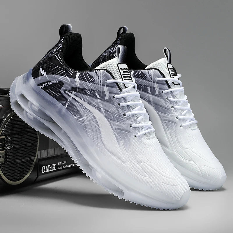 Men's Fashionable Basketball Shoes, with Air Cushioning, Comfortable and Non-Slip, Breathable and Shock-Absorbing,