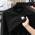 Luxury Brand Hot Sales Men's Print Long Sleeve Bottom Fashion New Solid Color Soft T-Shirt Casual Warm Versatile Men's Clothing