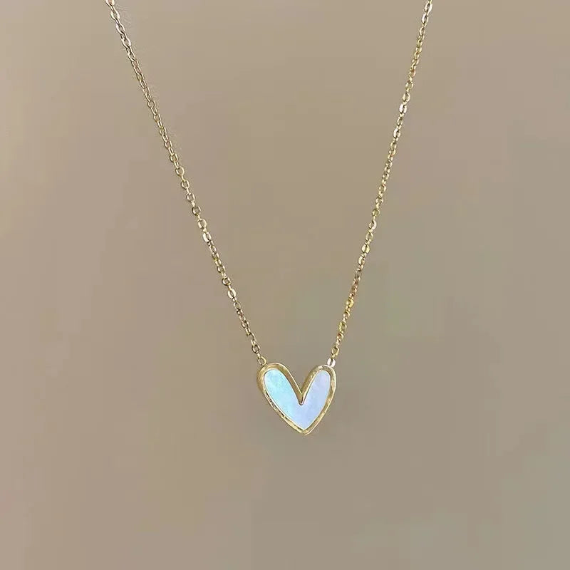Fashion 925 Sterling Silver Round Zircon Necklace Minimalist Style Charm Choker Pendant Party Gift For Women's Fine Jewelry