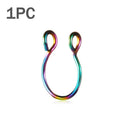 1pcs U Shaped Fake Nose Ring Hoop Septum Rings Stainless Steel Nose Piercing Fake Piercing Oreja Pircing Jewelry