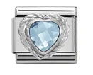 2025 New Original Luxury Zircon Love Italian Charm Links Fit 9mm Bracelet Stainless Steel Jewelry Making