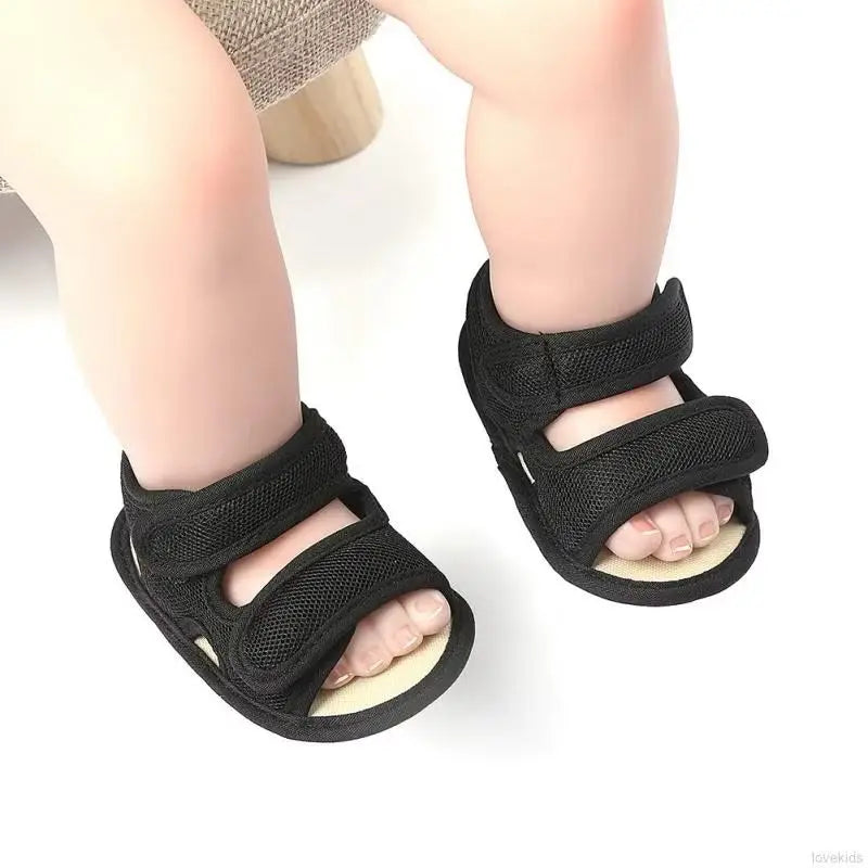 Baby Boy Sandals Soild Color Breathable Anti-Slip Shoes Toddler Soft Soled Walking Shoe First Walkers 0-18 Monthes