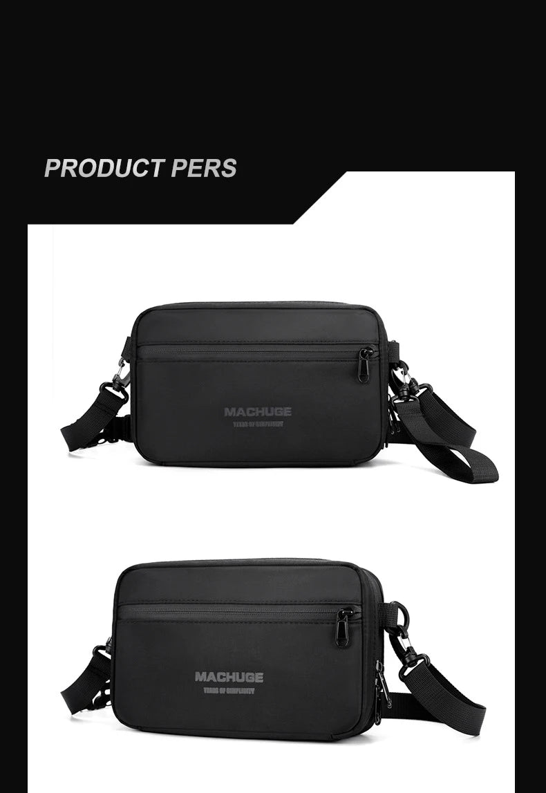 Small Crossbody Bag Men's Shoulder Bags Nylon Strap Handbag Man Waterproof Fanny Pack Handbag Luxury Designer Bags Sling