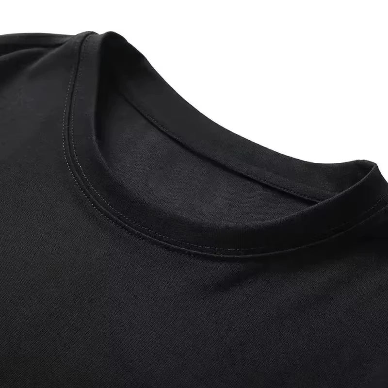 Trend of Leisure Luxury Printed Letter T-shirt Men's and Women's Fashion Short-sleeved High-end Designer Men's and Women's