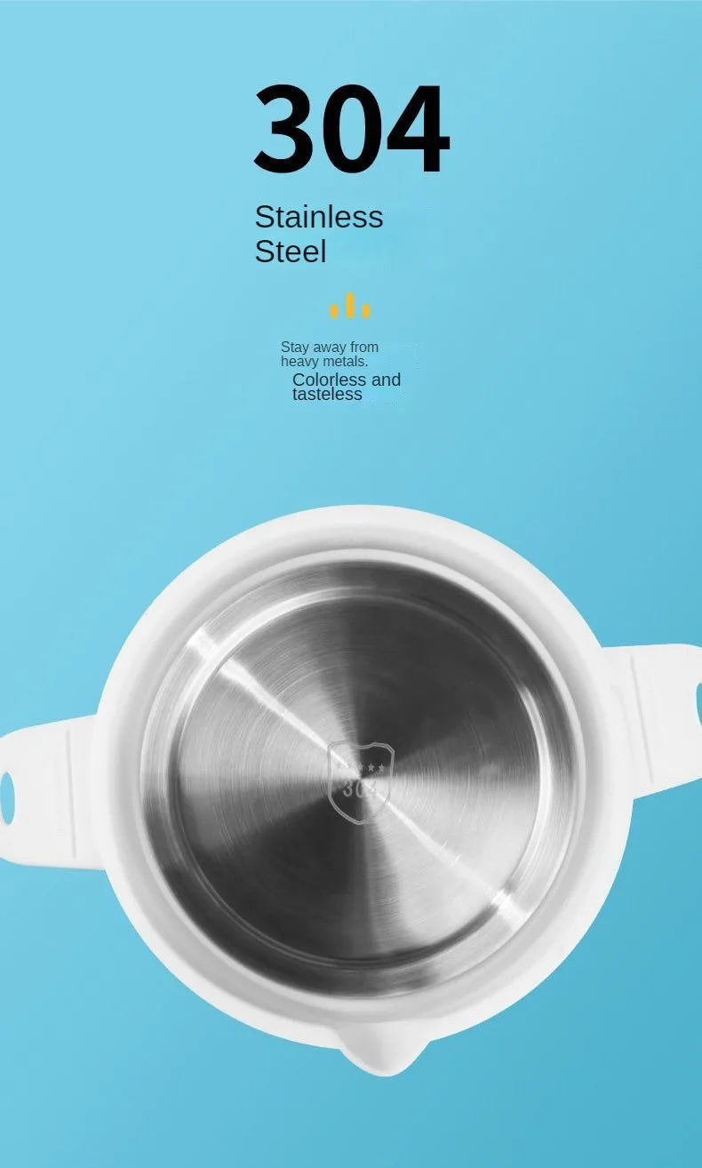 Multi Portable Foldable Pot for Travel Baby Milk Warmer Kettle Electric Cook Hot Pot Water Boiler Porridge Pot for Baby