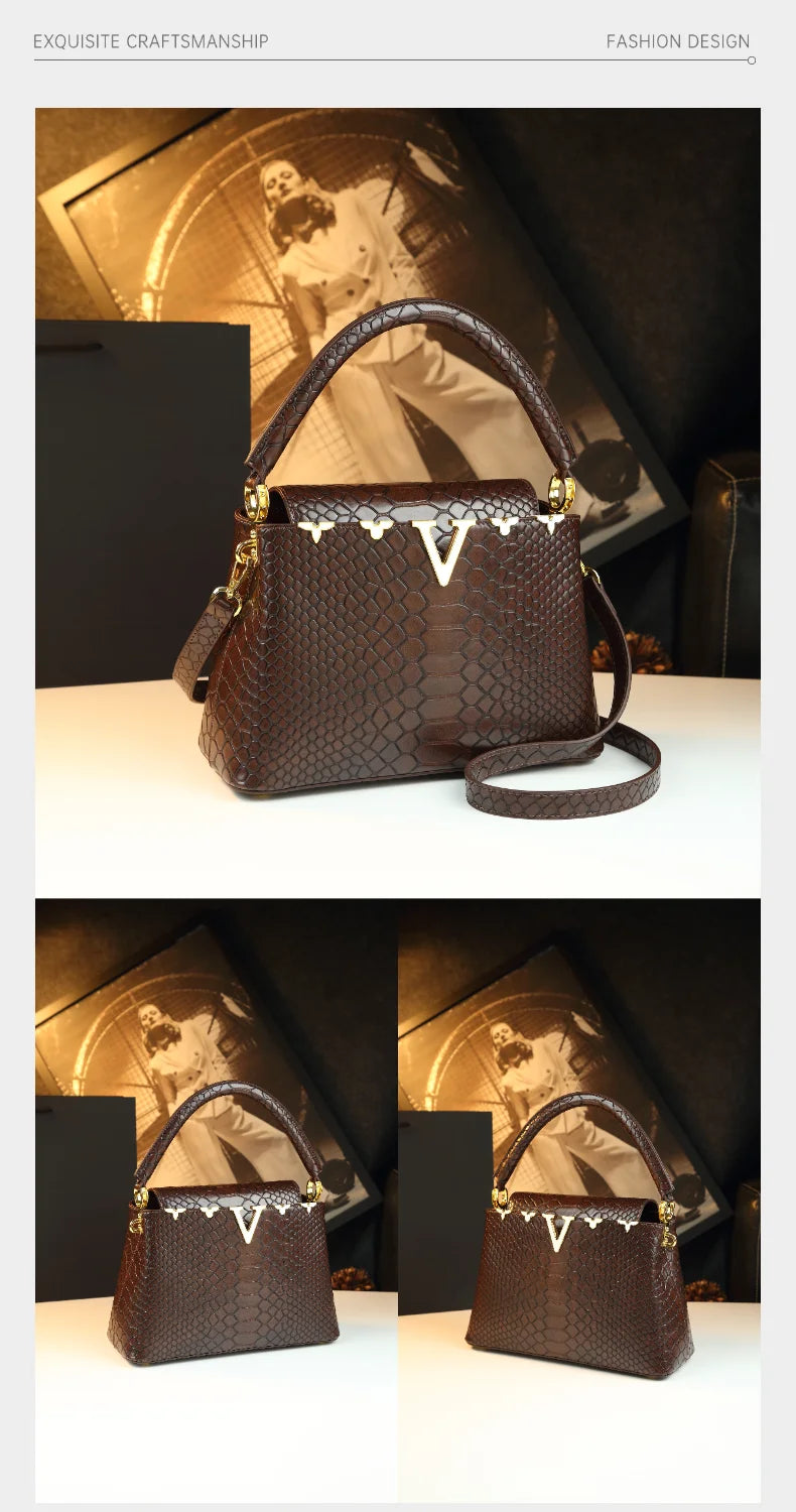 fashionable and versatile handbag with a high-end feel. It's a niche bag for middle-aged moms to carry diagonally