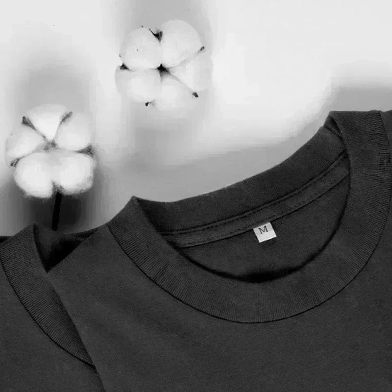 2026 Spring and summer American  New Pure Cotton T-shirt with Round Neck, High-quality Luxury, Best-selling and Trendy Style