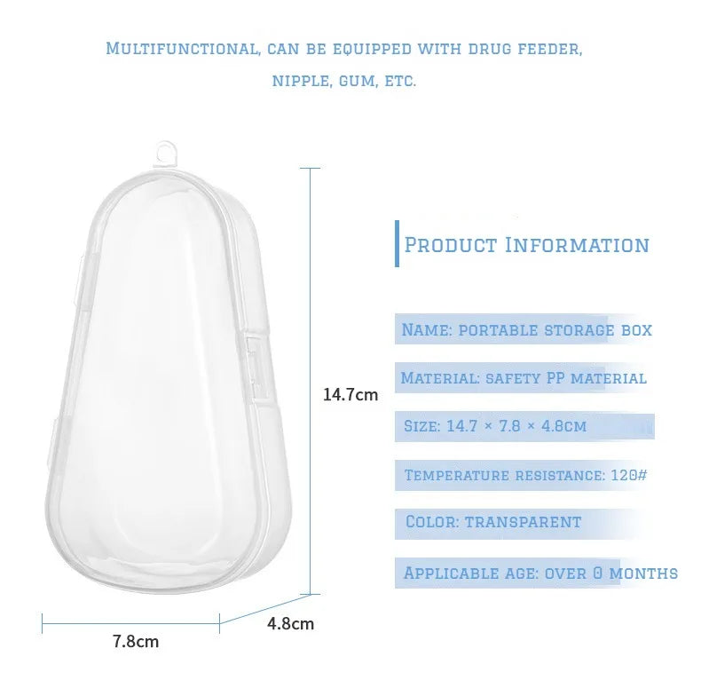 3pcs/box Newborn Baby Safety Nose Cleaner Kids Vacuum Suction Nasal Aspirator Set Infants Medicine Dropper Accessories Baby Care