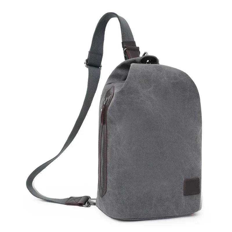 Men's Canvas Handbag Casual Bag Portable Travel Sports gym Shoulder Bag Leisure Backpack Multifunctional Small Bags