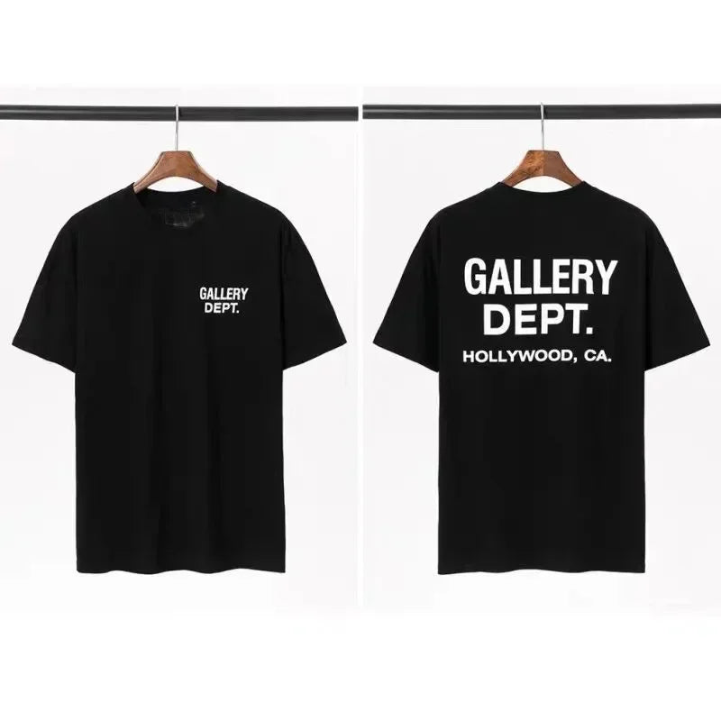 2026 New Hot Fashion Cotton High Quality T-shirt Men's Hip Hop Letter Printed T-shirt Summer Plus Size Top Shirt Street Clothing